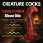 King Cobra King Cobra Silicone Dildo - Red