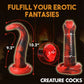 King Cobra King Cobra Silicone Dildo - Red