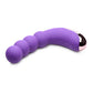 Silicone Beaded Vibrator - Violet