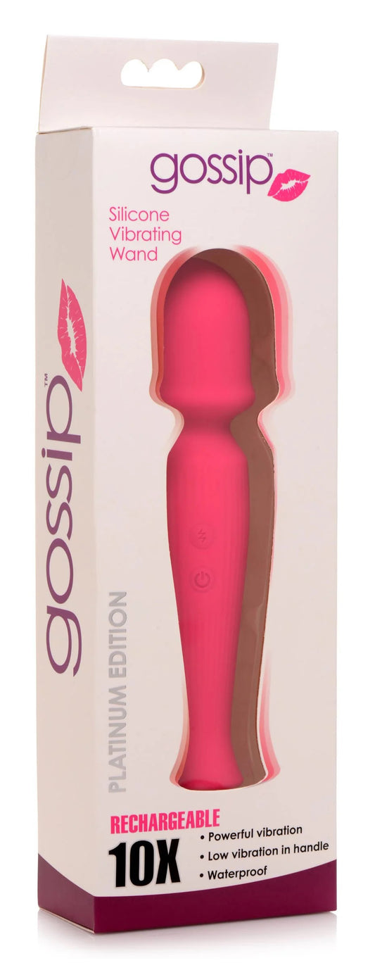 Silicone Wand Massager - Magenta