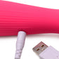 Silicone Wand Massager - Magenta