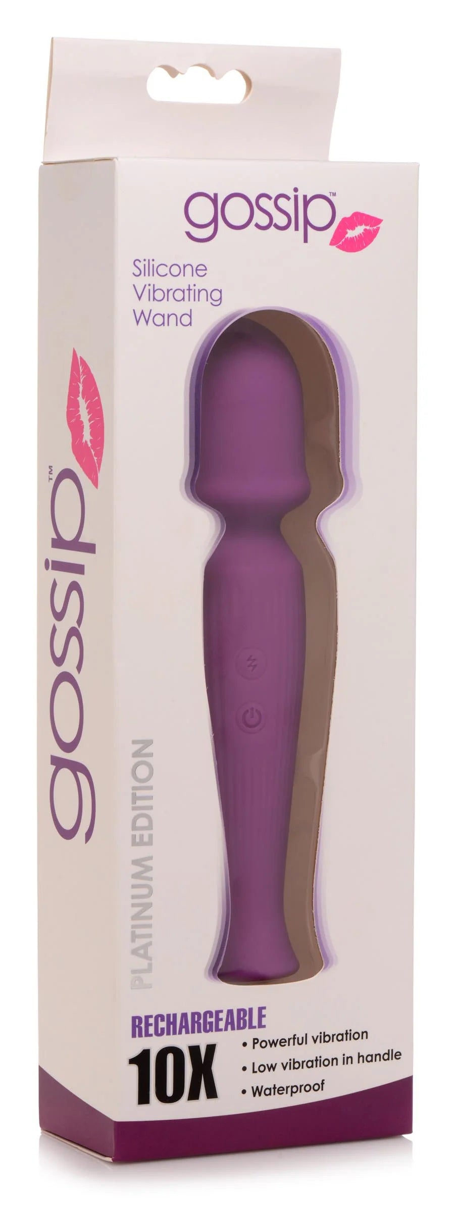 Silicone Wand Massager - Violet