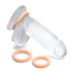 Jock Silicone Cock Ring Set in - Light