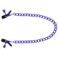 Merci - Chained Up - Nipple Clamps - Violet/black