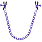 Merci - Chained Up - Nipple Clamps - Violet/black