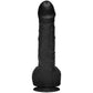 Merci - 10 Inch Dual Density Squirting Cumplay  Cock With Removable Vac-U-Lock Suction Cup -  Black