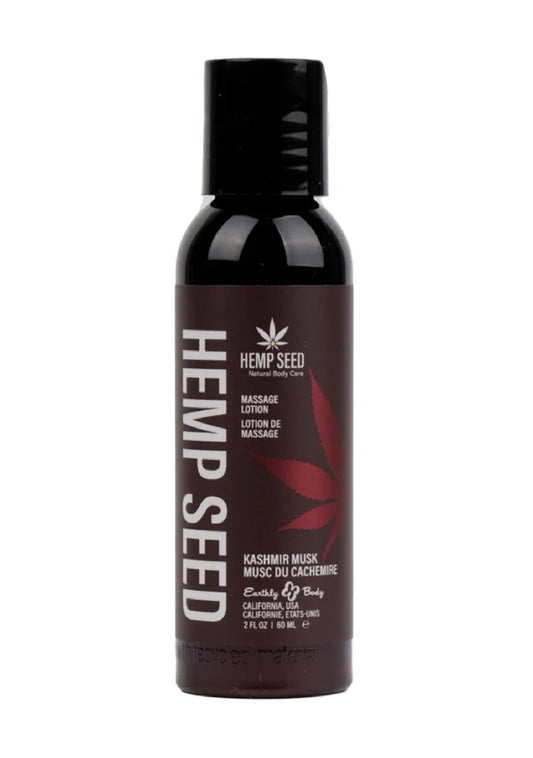 Hemp Seed Massage Lotion - Kashmir Musk 2 Oz