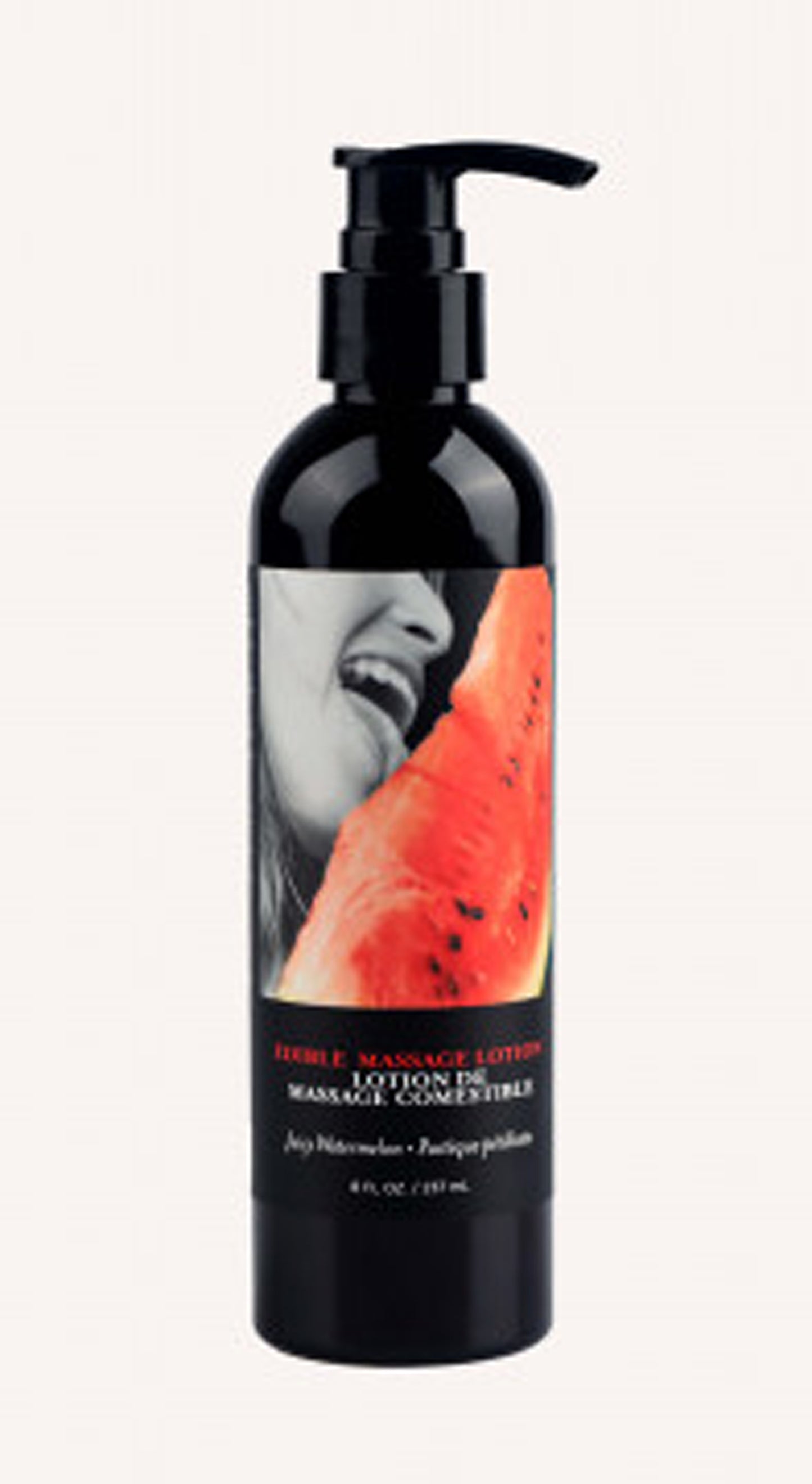 Edible Massage Lotion - Watermelon - 8 Fl. Oz. -  Tester - Minimum Purchase Required