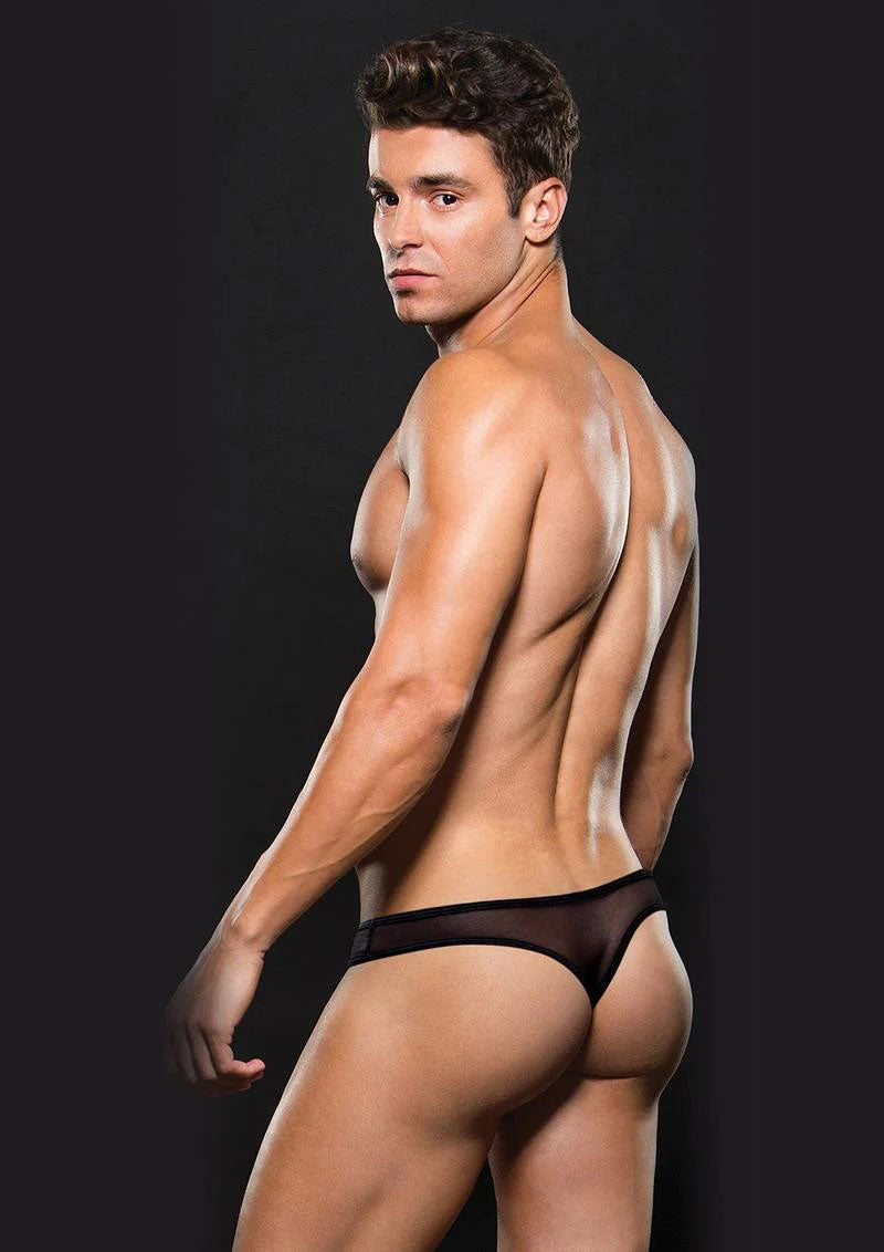 Envy Mesh Thong - Large/xlarge - Black