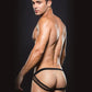 Envy Modern Fishnet Open Back Brief - Large/xlarge - Black