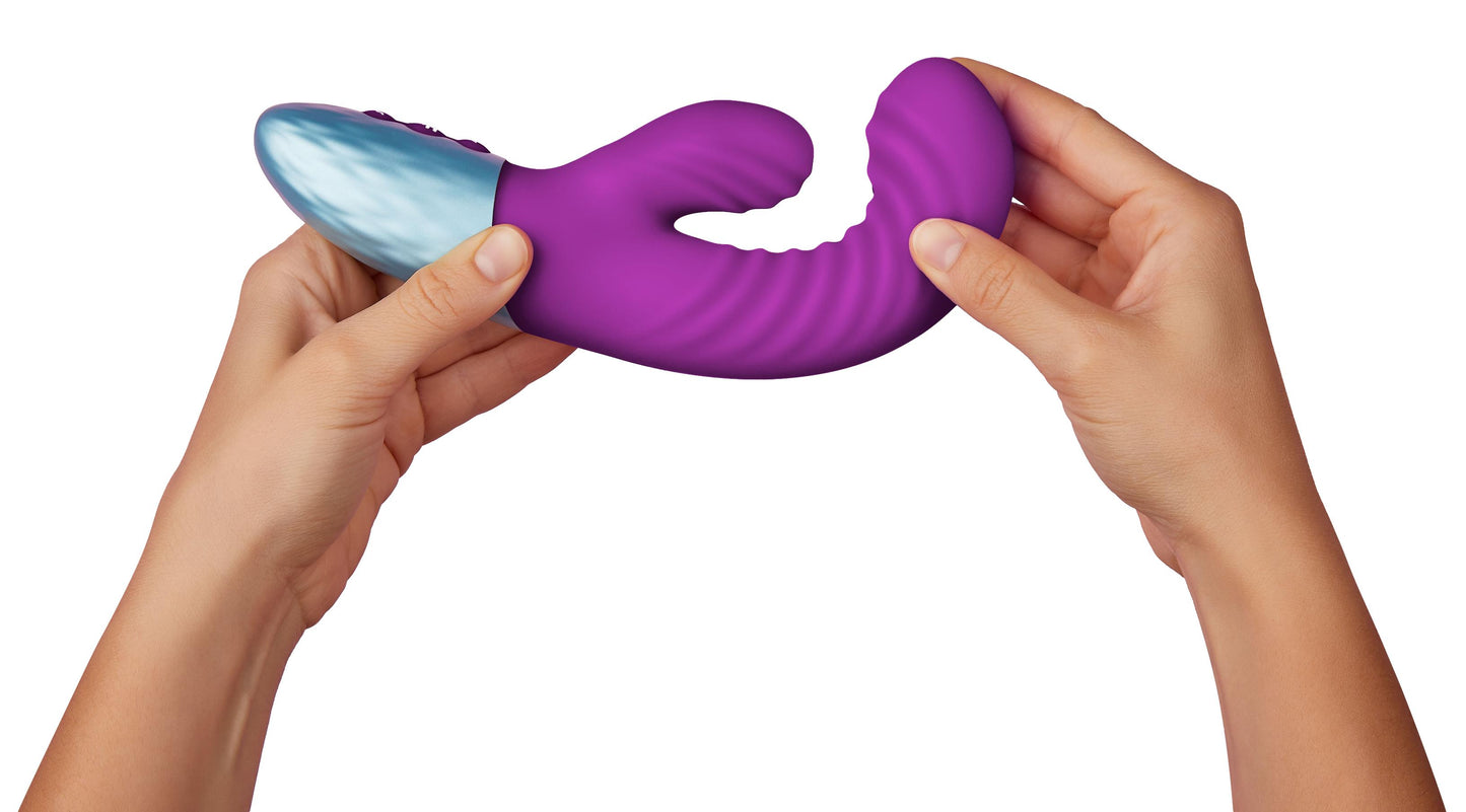 Delola Liquid Silicone Rabbit - Purple