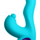 Klio Triple Action Thumping Rabbit Vibrator -  Turquoise