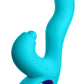 Klio Triple Action Thumping Rabbit Vibrator -  Turquoise