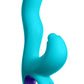 Klio Triple Action Thumping Rabbit Vibrator -  Turquoise