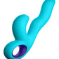 Klio Triple Action Thumping Rabbit Vibrator -  Turquoise