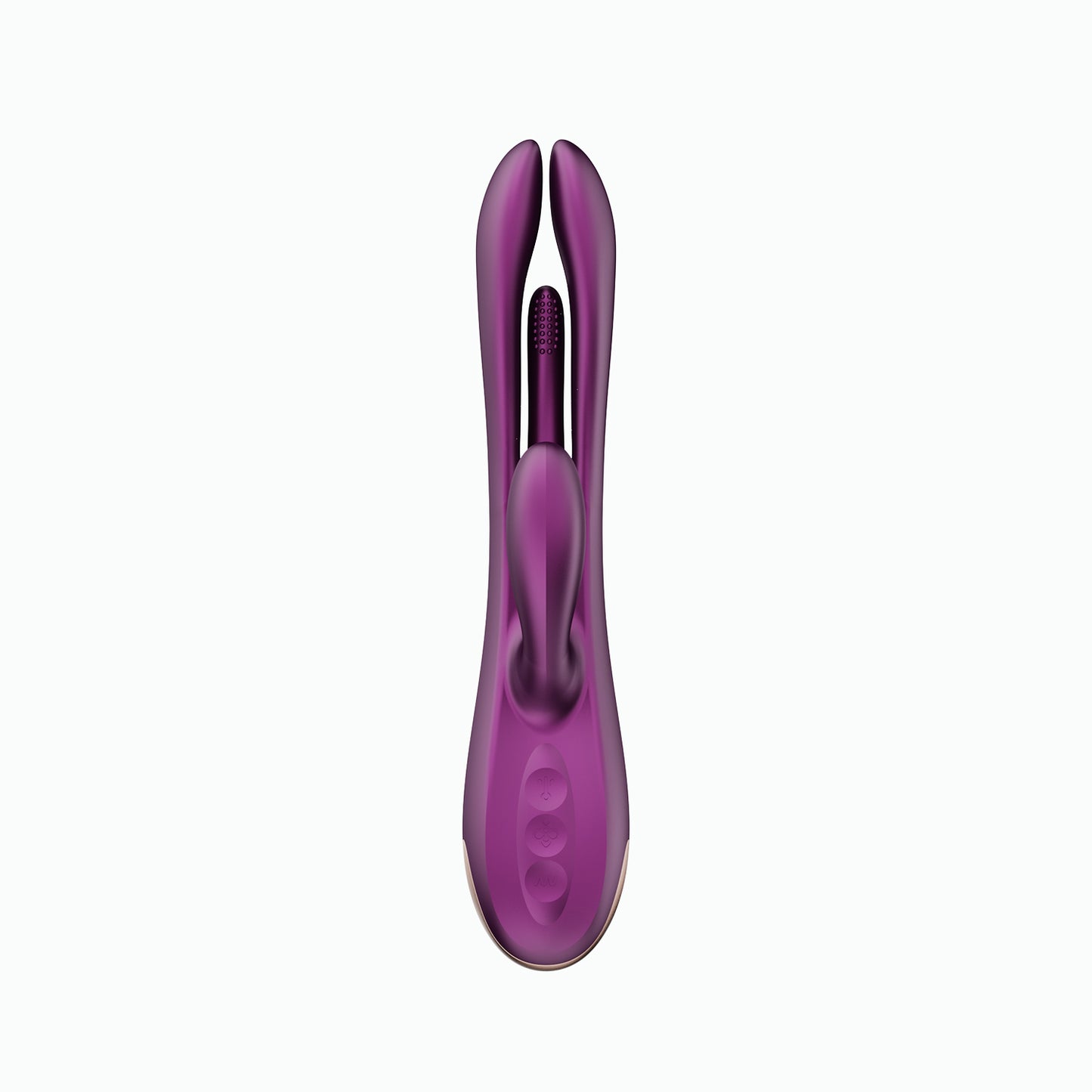 Terri - App Controlled Tapping Rabbit Vibrator -  Purple