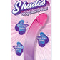 Shades, 8.25" Smoothie Jelly Tpr Gradient Dong - Purple and Pink