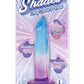 Shades, 6.25" G-Spot Jelly Tpr Gradient Dong - Blue and Purple