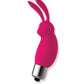 The 9's Silibus Silicone Bunny Bullet - Pink