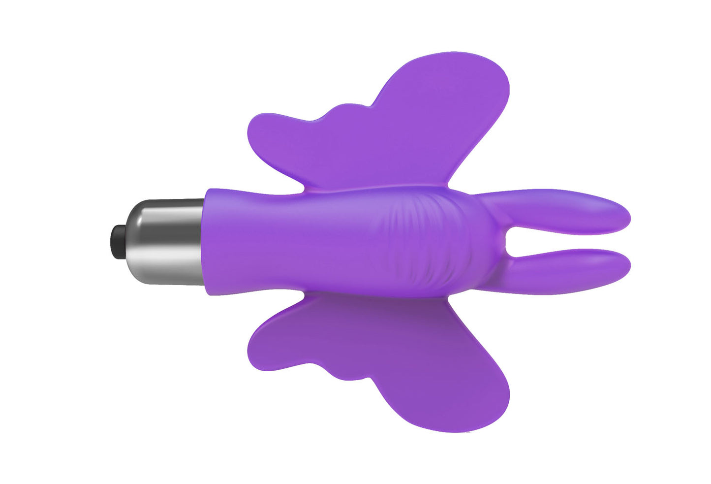 The 9's Flirt Finger Butterfly Finger Vibrator - Purple