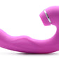 Shegasm 5 Star 10x Tapping G-Spot Vibe With Suction - Pink