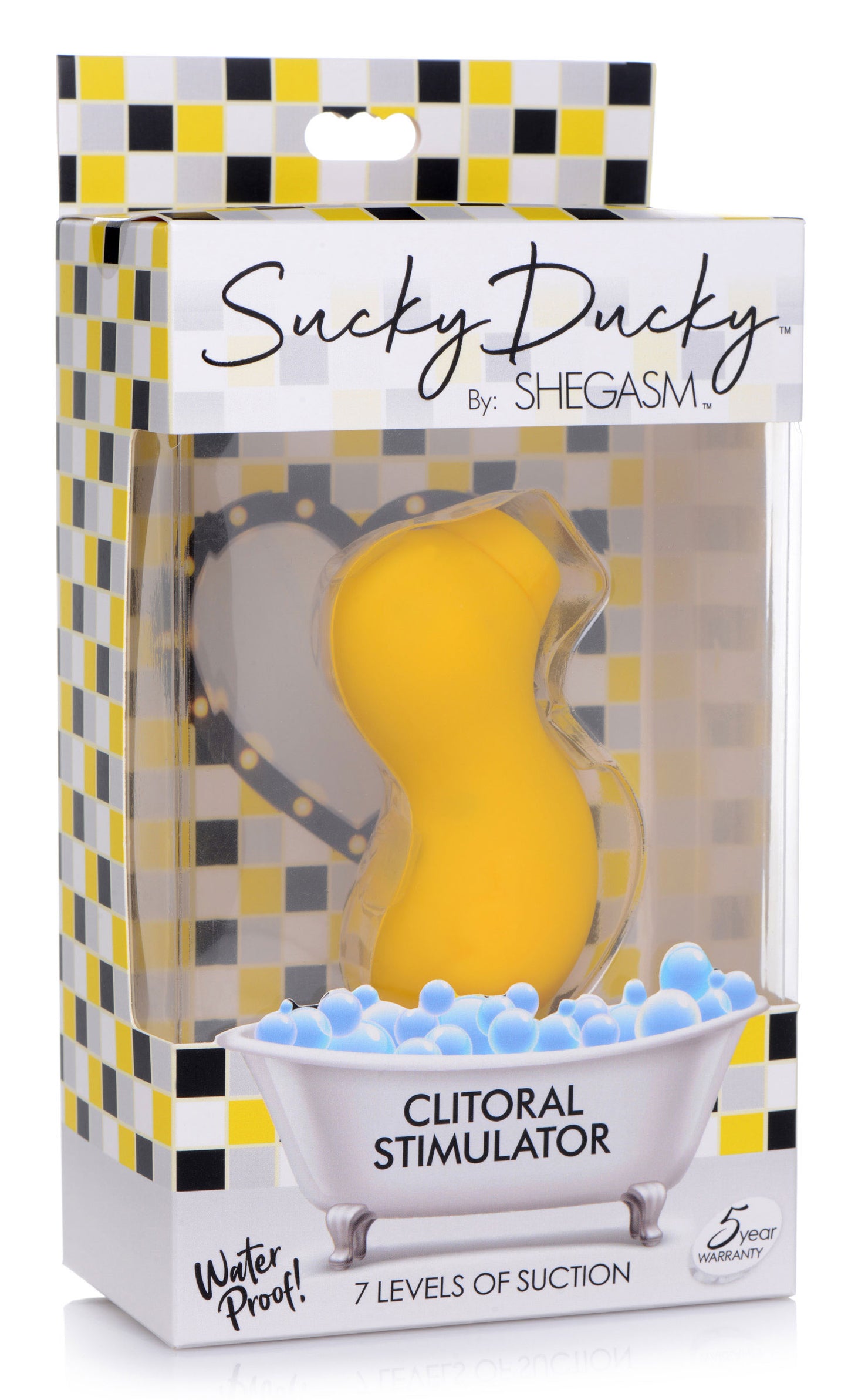 Sucky Ducky Silicone Clitoral Stimulator - Yellow