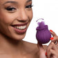 Inmi - Bloomgasm Wild Violet Licking Silicone  Stimulator - Violet