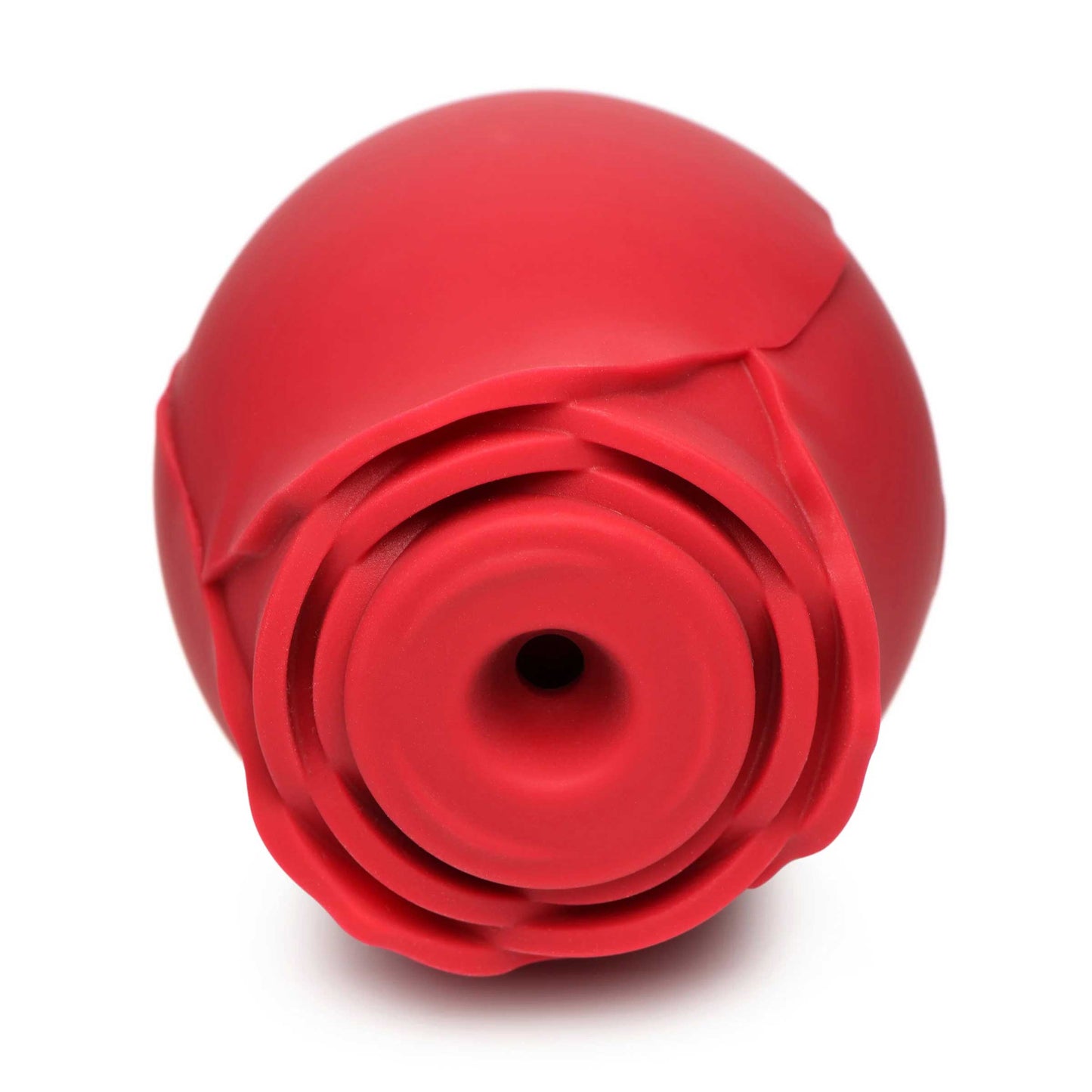 Mystic Rose Sucking and Vibrating Silicone Rose -  Red