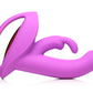 10x Come Hither Rocket Silicone Vibrator - Purple