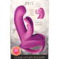 10x Come Hither Rocket Silicone Vibrator - Purple