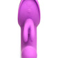 10x Come Hither Rocket Silicone Vibrator - Purple