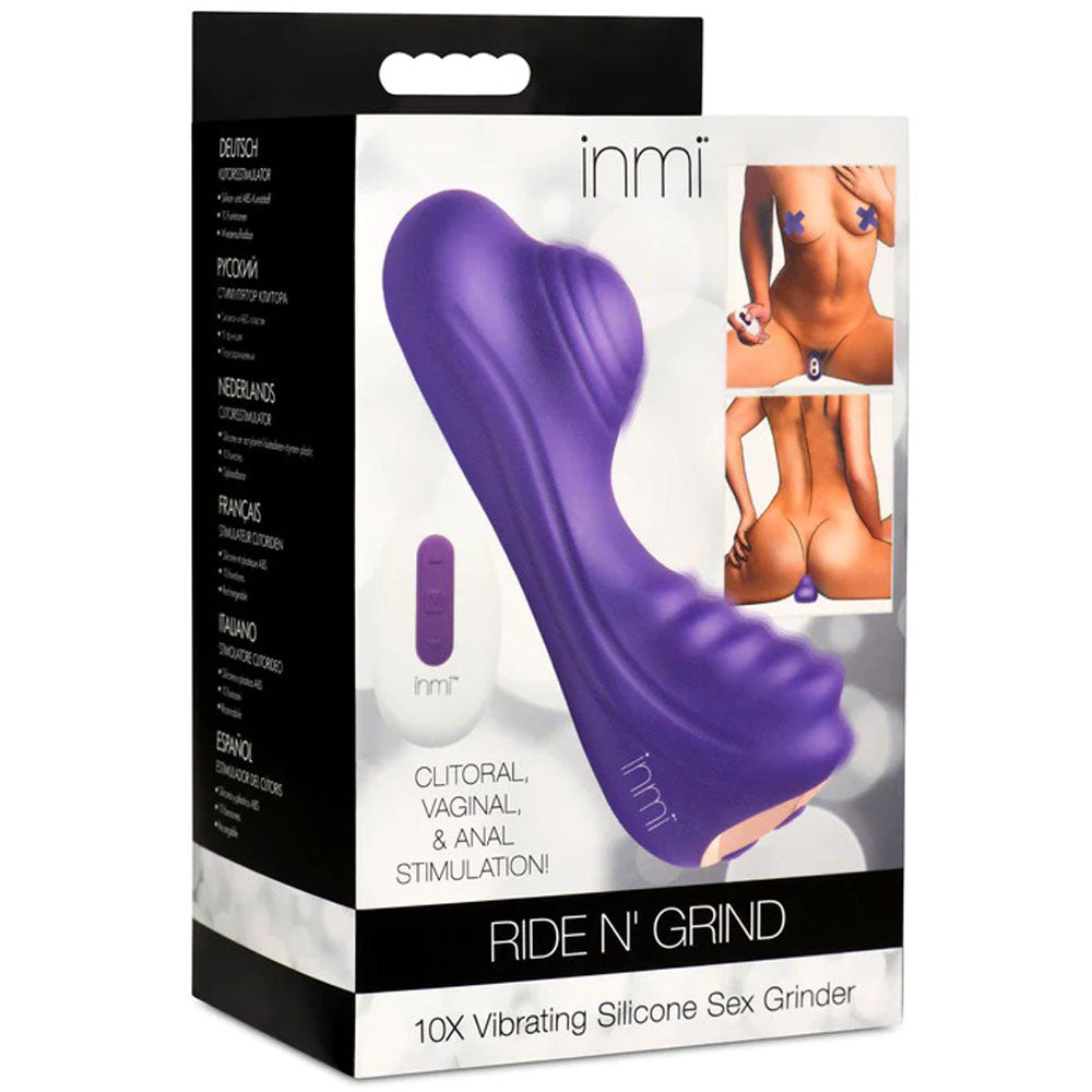 Vibrating Silicone Grinder - Purple