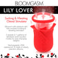 Lily Lover Sucking and Vibrating Clitoral  Stimulator- Red