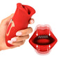 Lickgasm Kiss and Tell Mini Kissing and Vibrating  Clitoral Stimulator - Red