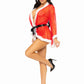 3 Pc Santa Robe and G-String Set - S/m - Red