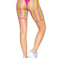 Ombre Rainbow Biker Shorts - One Size - Rainbow