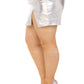 Colby Rhinestone Fishnet Tights - 1x/2x - Caramel