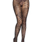 Doll Net Tights - One Size - Black