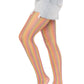 Rainbow Crochet Net Tights - One Size - Multicolor