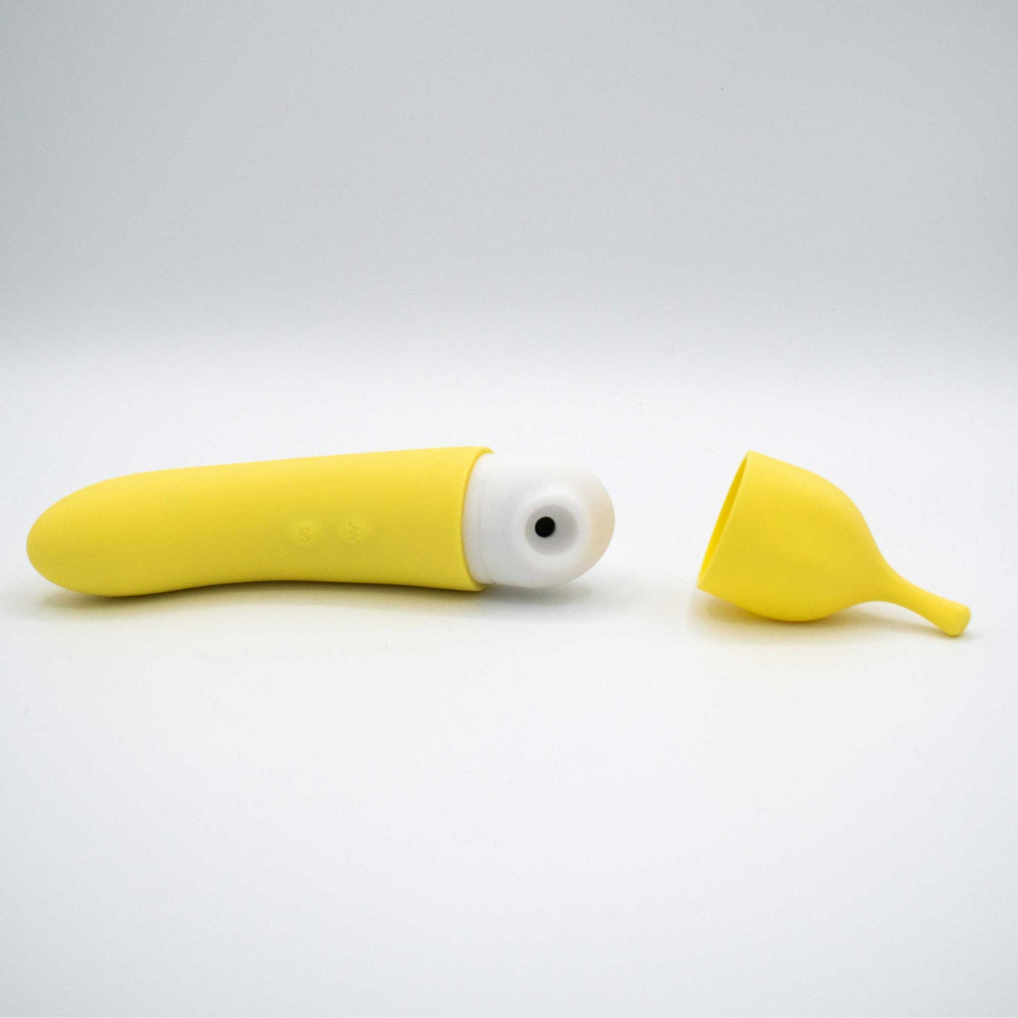 Banana Cream Air Pulse and G-Spot Vibrator -  Yellow