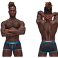 Casanova Uplift Mini Shorts - Large - Black/blue