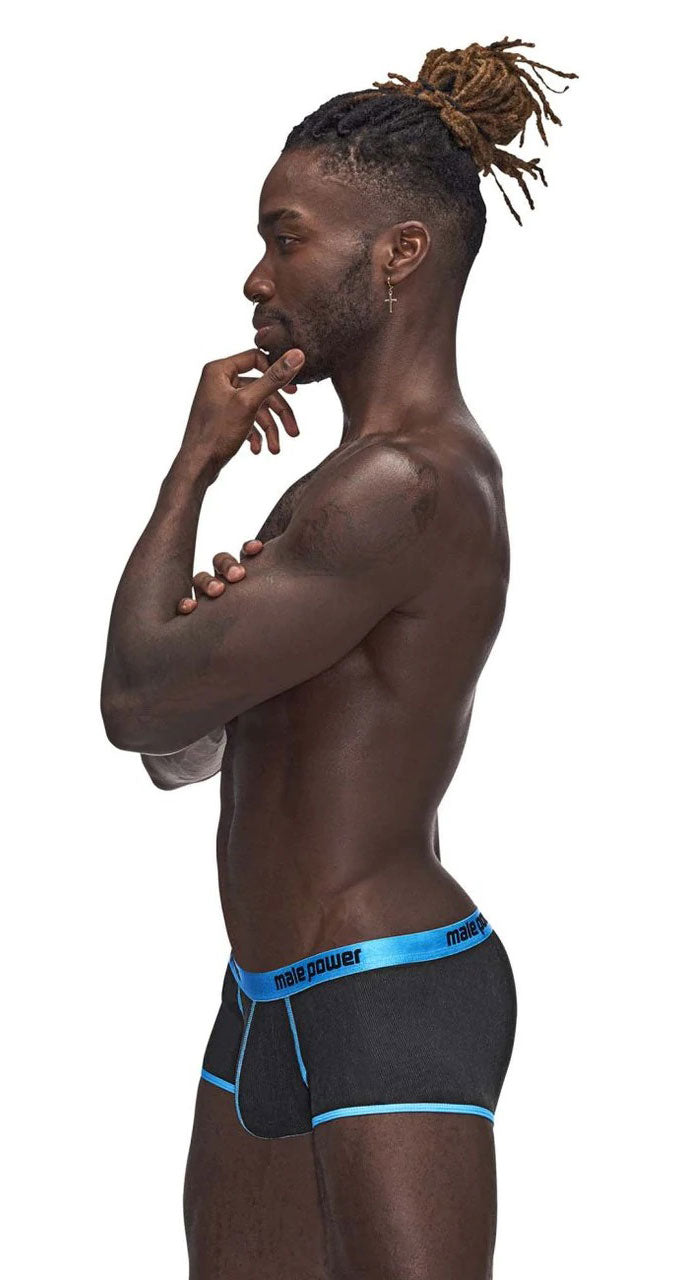 Casanova Uplift Mini Shorts - Large - Black/blue