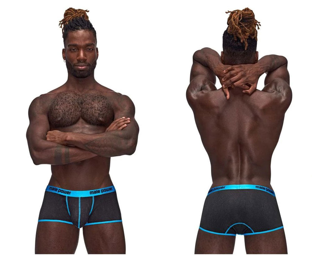 Casanova Uplift Mini Shorts - Small - Black/blue