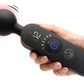 Thunder Wand 72x Silicone Heating Wand Massager - Black