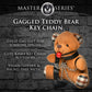 Gagged Teddy Bear Keychain