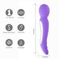 Zoe Twisty Dual Vibrating Pleasure Wand - Purple