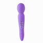 Zoe Twisty Dual Vibrating Pleasure Wand - Purple