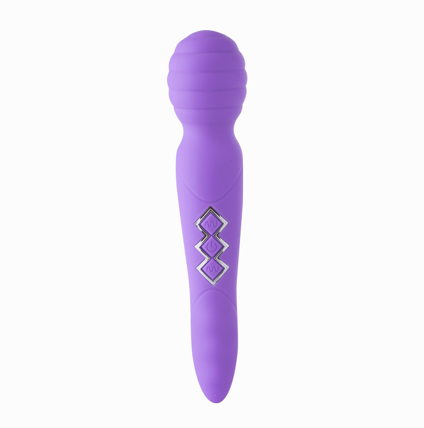 Zoe Twisty Dual Vibrating Pleasure Wand - Purple