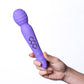 Zoe Twisty Dual Vibrating Pleasure Wand - Purple