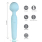 Grace Bendable Vibrating Pleasure Wand - Blue